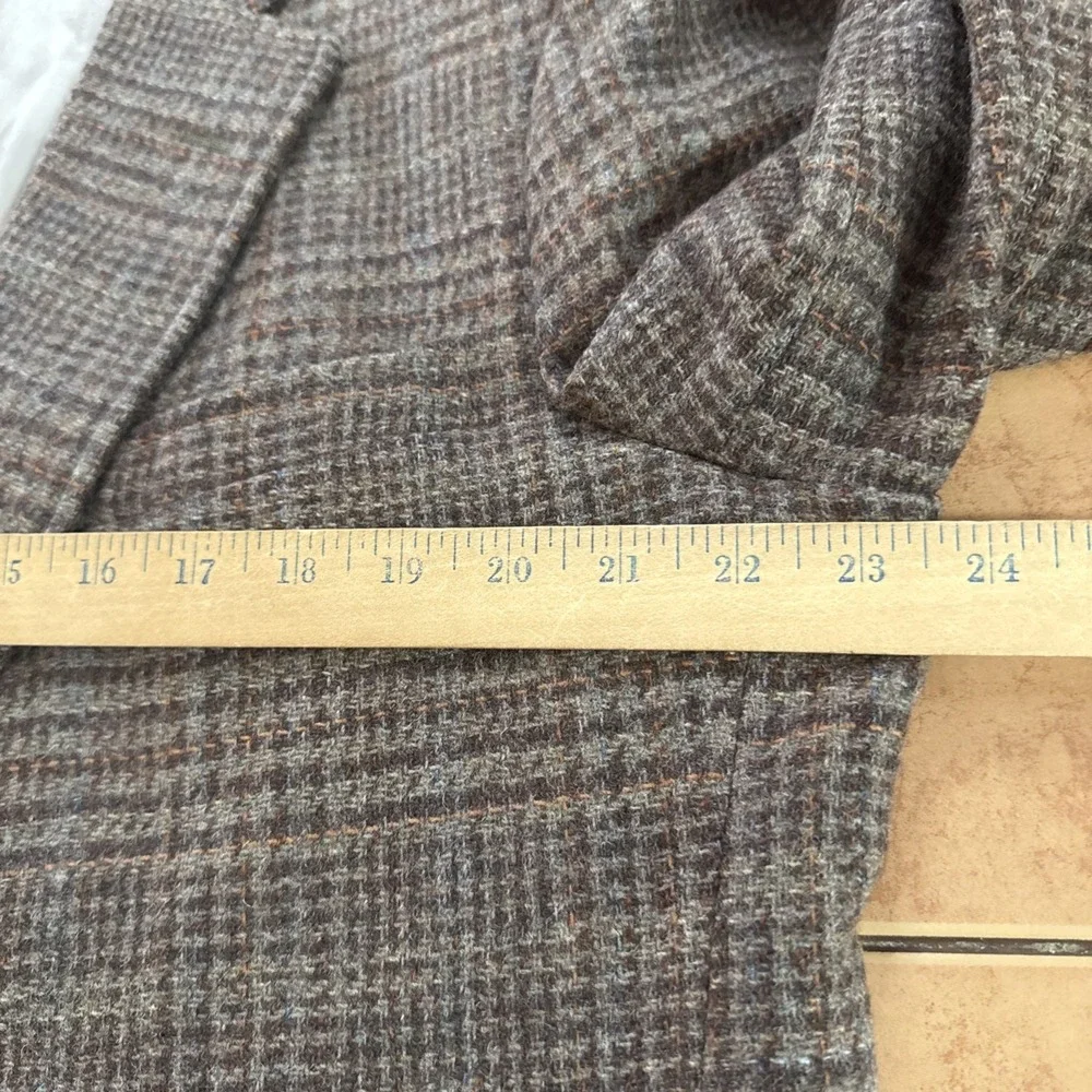 Vintage Corbin Men's Sport Coat Sz 44R  Tweed Wool Blazer Jacket Made in USA